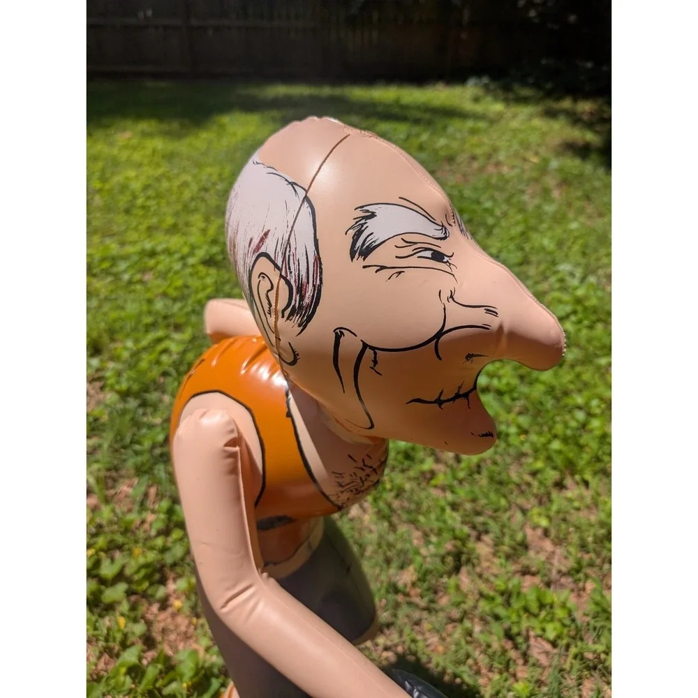 Vintage 1998 Over The Hill 3' Inflatable Party Doll Gag Gift Funny Old Man